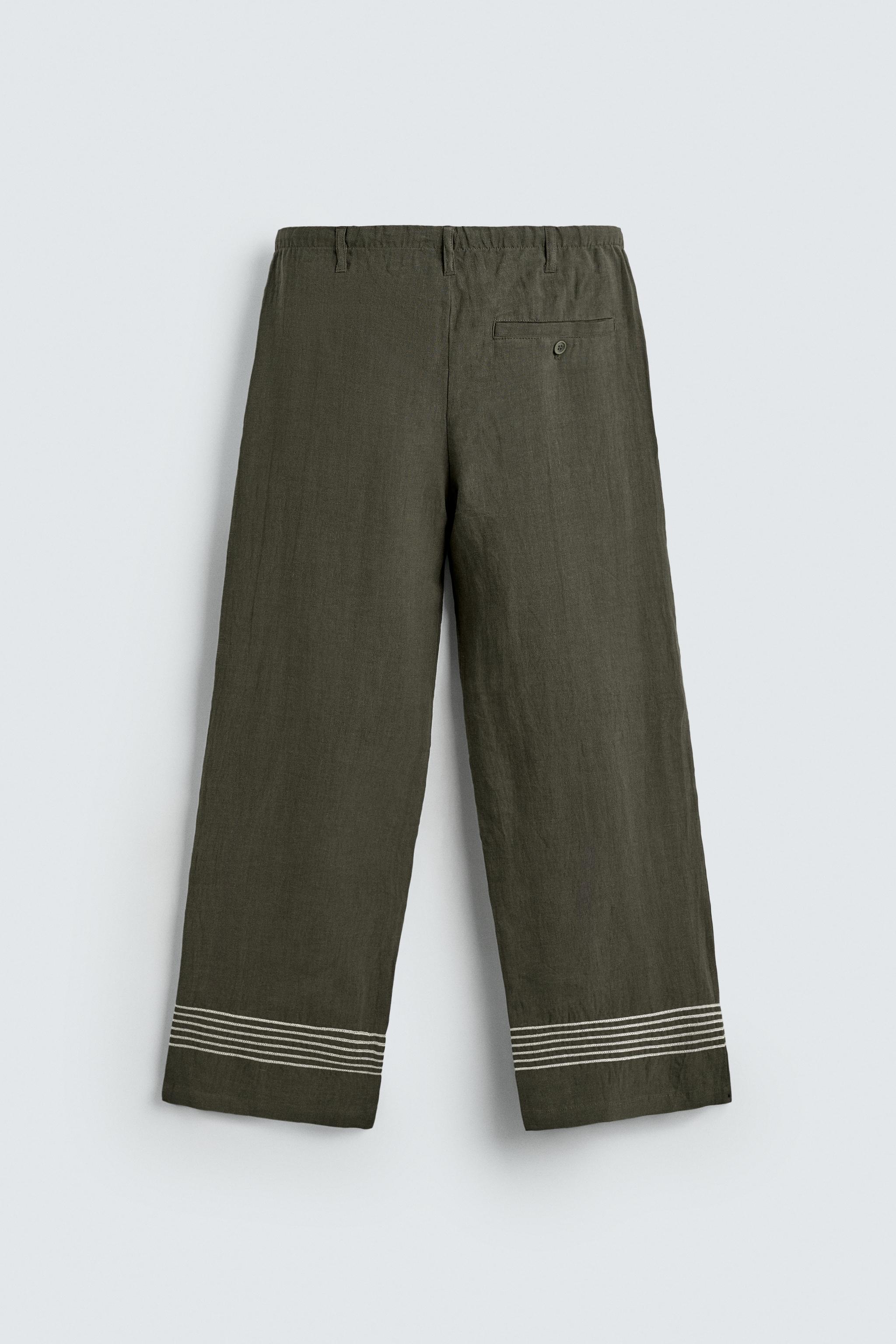 PANTALON RELAXED FIT 100% LIN